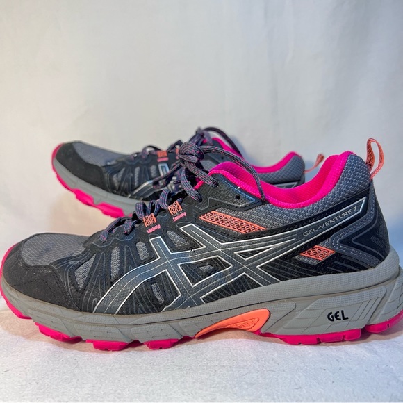 Asics Shoes - ASICS Gel Venture 7 Womens Running Shoes 1012A 476 Carrier Grey/Silver Size 9.5.